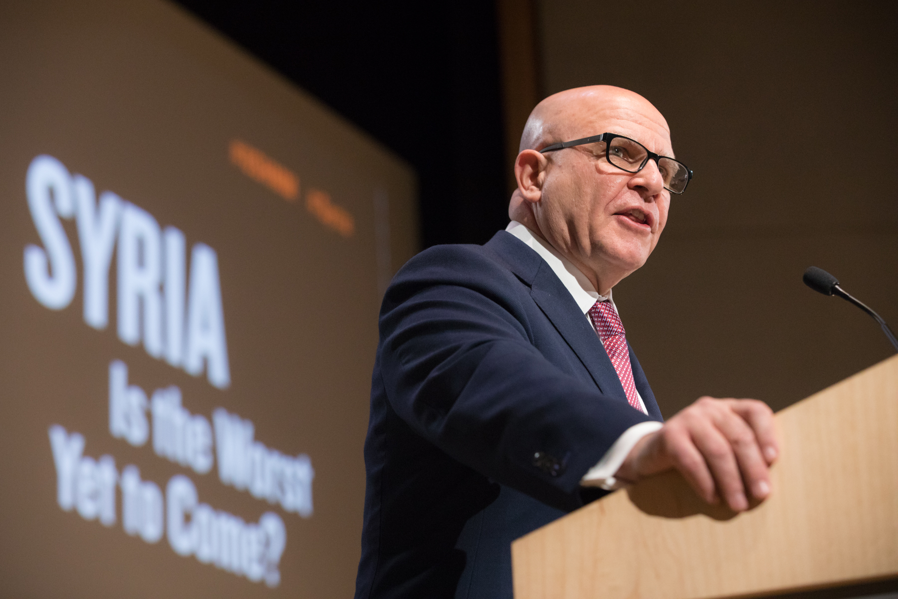 The Simon-Skjodt Center for the Prevention of Genocide hosts a public program on the seventh anniversary of the Syrian conflict. “Syria: Is the Worst Yet to Come?” with Lieutenant General H. R. McMaster, United States National Security Advisor providing the keynote address.