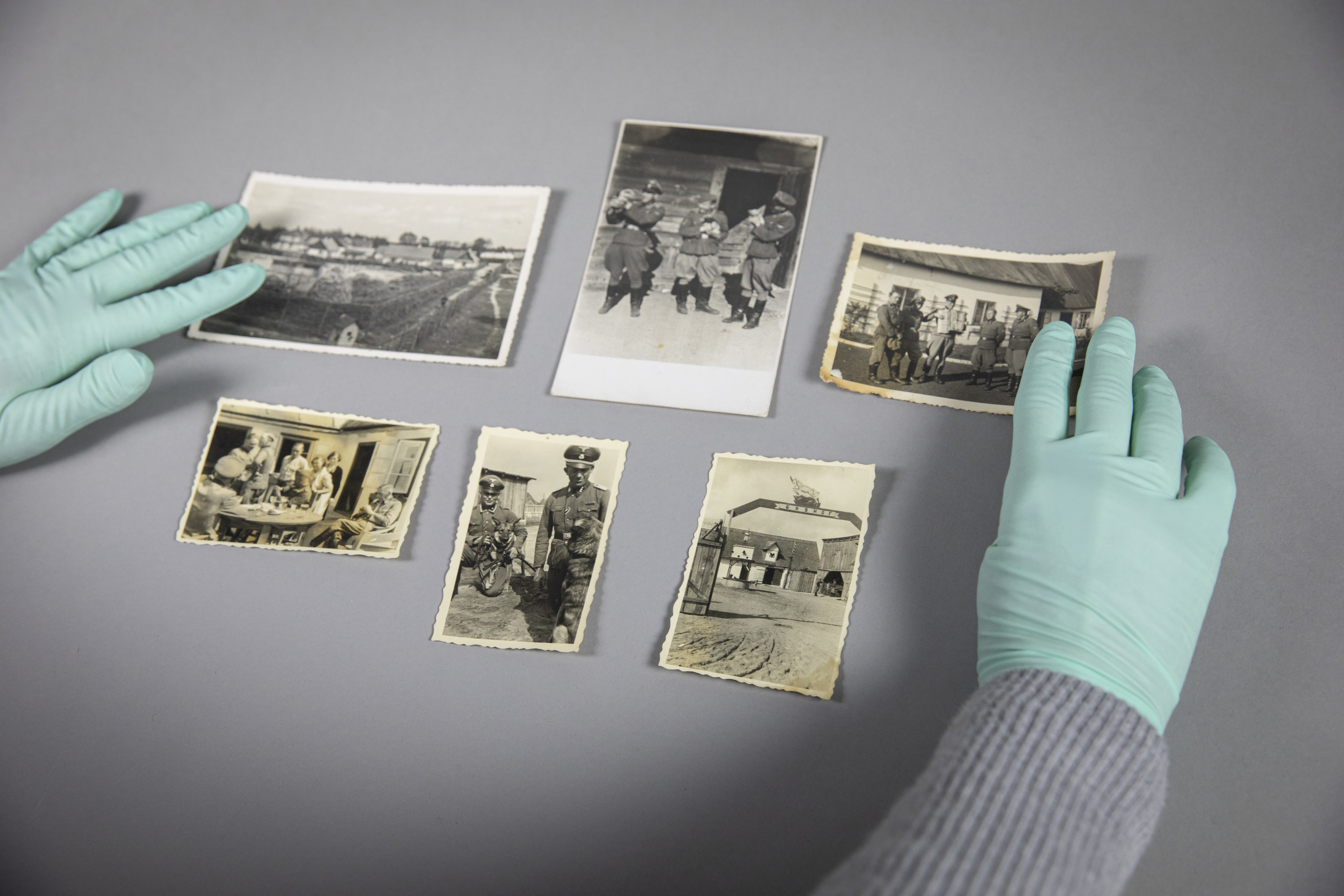 The Sobibor Perpetrator Collection arrives at the David and Fela Shapell Family Collections, Conservation and Research Center in February 2020.