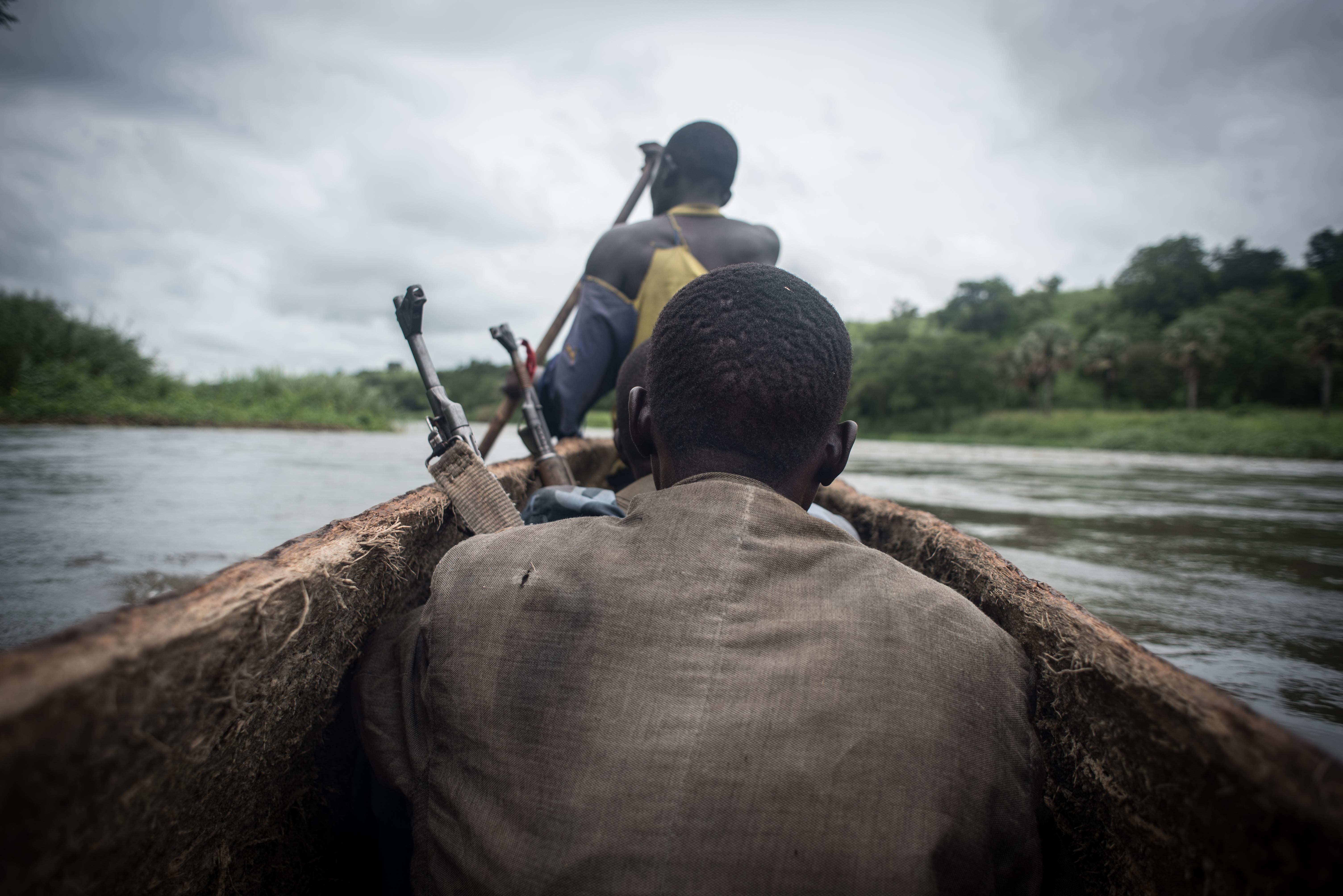 SPLA-In Opposition soldiers in rebel-held Magwi county
of South Sudan’s Eastern Equatoria state. August 2017.