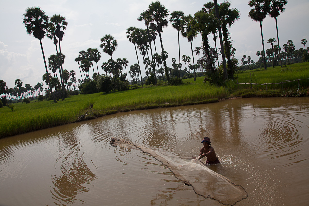 Cambodian fisherman.