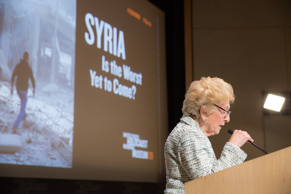 Holocaust survivor and Museum volunteer Irene Weiss.