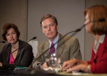 Susan Glasser, Nicholas Burns, and Heather Hurlburt