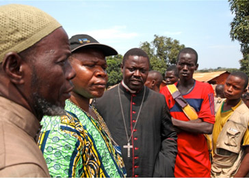 Interfaith efforts by religious leaders attempt to temper the violence in CAR.—IRIN/Hannah McNeish