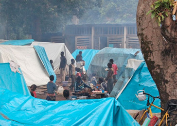 Over 36,000 displaced persons have taken refuge in the Catholic mission in Bossangoa.  