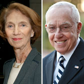 Eva Cooper and the Honorable Michael B. Mukasey