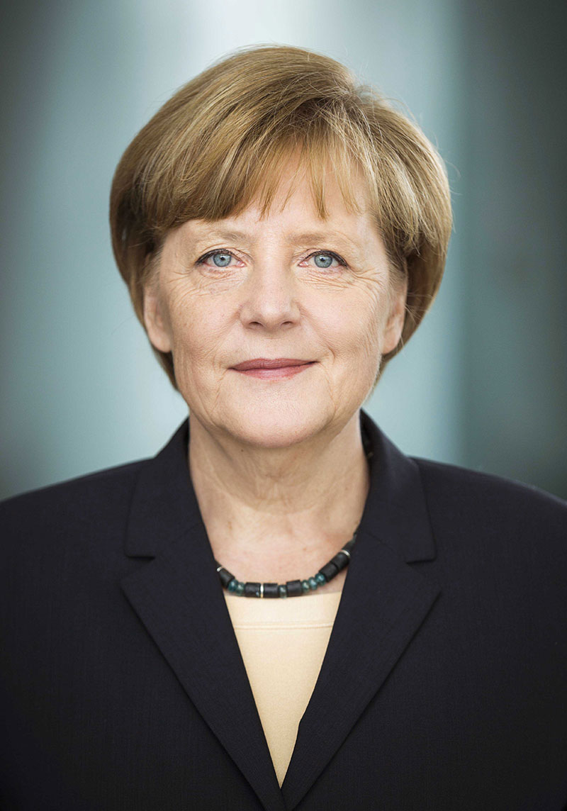 2017: German Chancellor Angela Merkel