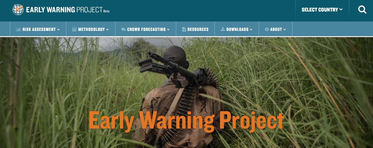 New Early Warning Project Website 