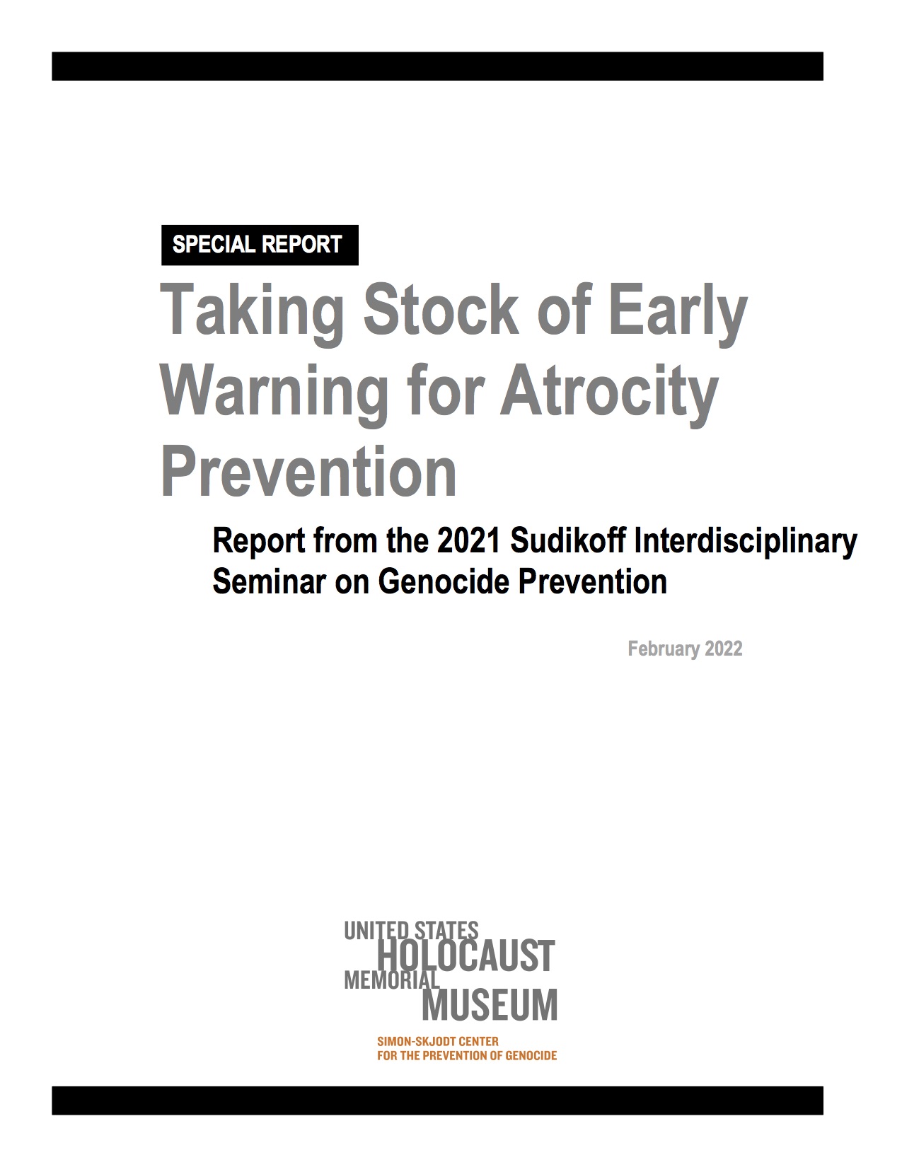 Taking Stock of Early Warning for Atrocity Prevention