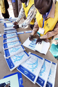 Raja, Sudan. January 11, 2011. <br> UN Photo/Paul Banks