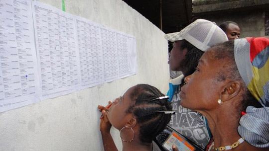 Voting in the Congo on November 28, 2011. Credit: NDI  (<a href='http://flic.kr/p/aMm424'>http://flic.kr/p/aMm424</a>)